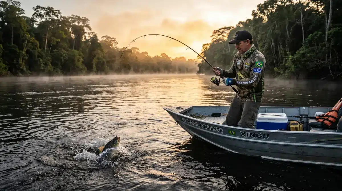 Pesca esportiva no Rio Teles Pires